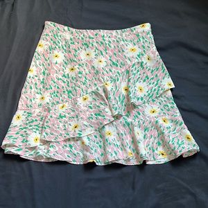 Originality Floral Ruffle Skirt   Size medium